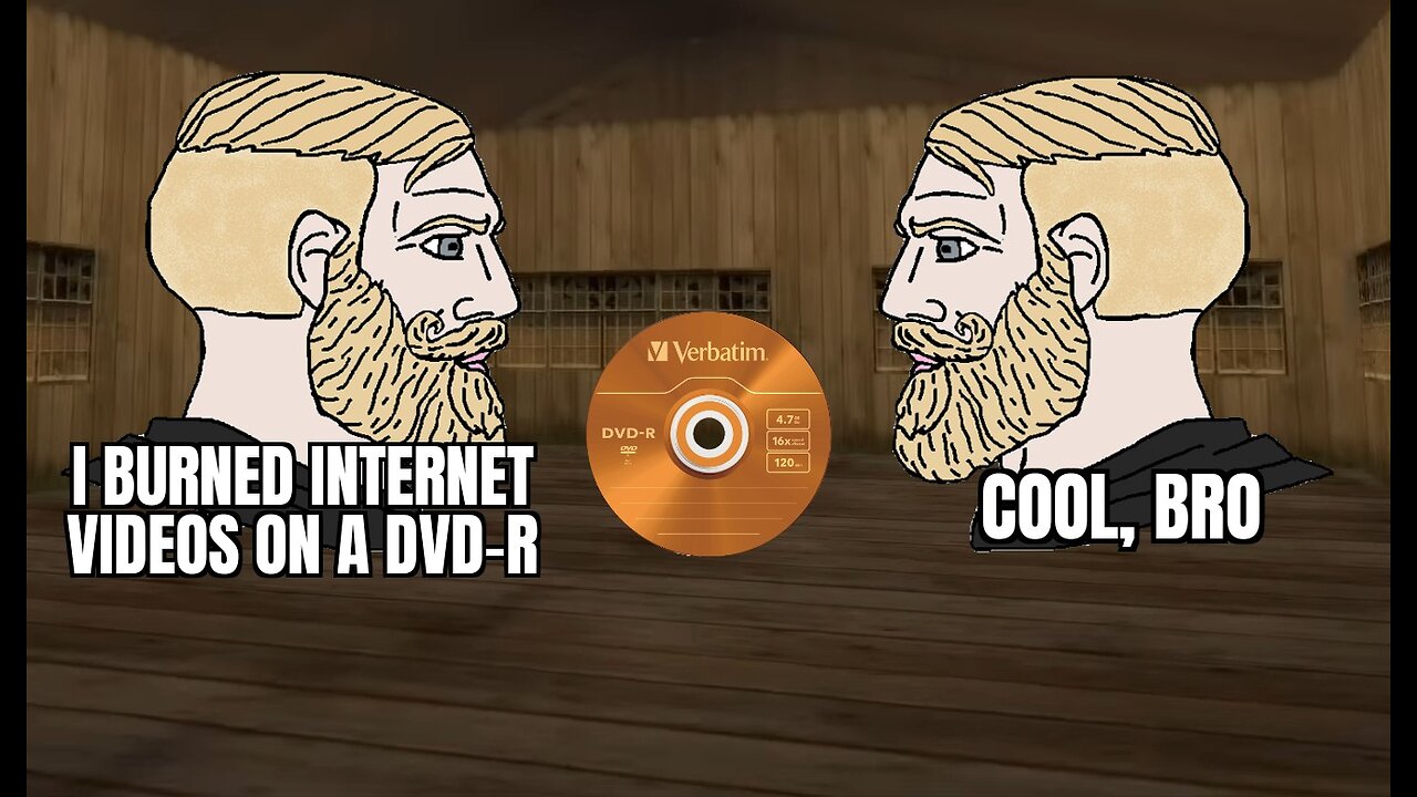 I burned internet videos on a DVD-R