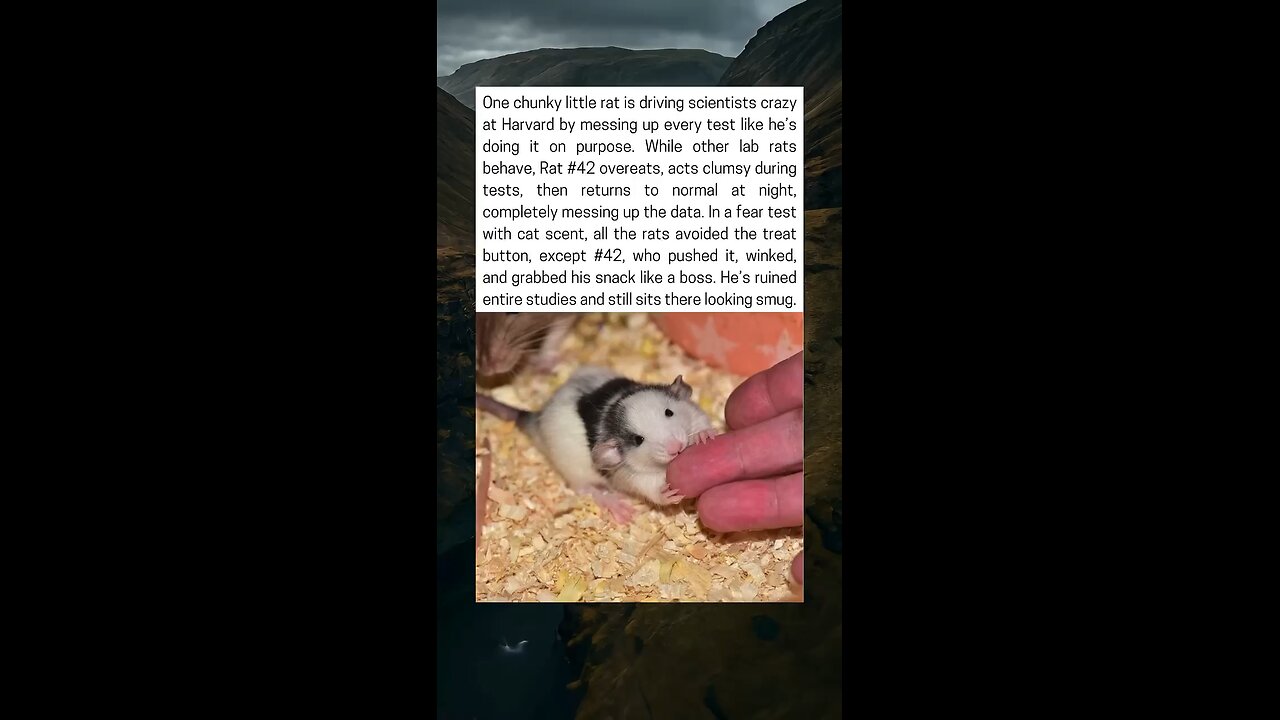 Rebel Lab Rat Leaves Scientists Baffled