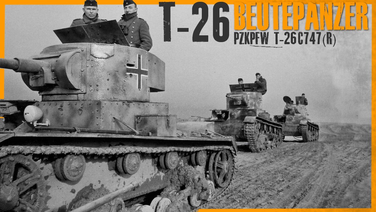 Rare WW2 T-26 Beutepanzer - Pz.Kpfw. T-26C 740(r)