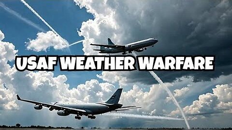 TWO USAF TANKERS SPRAYING AEROSOLS FOR CLIMATE ENGINEERING, WEATHER WARFARE PROGRAMS