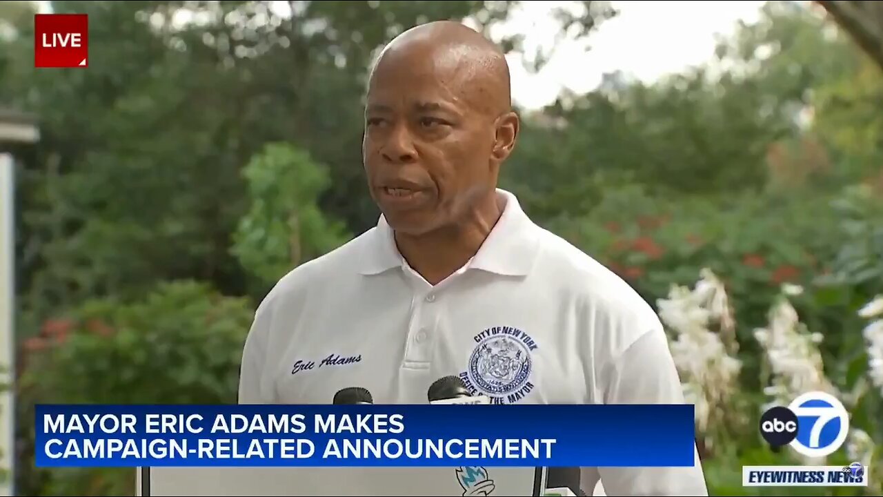 NYC Mayor Eric Adams confirms he is NOT dropping out of the 2025 mayoral