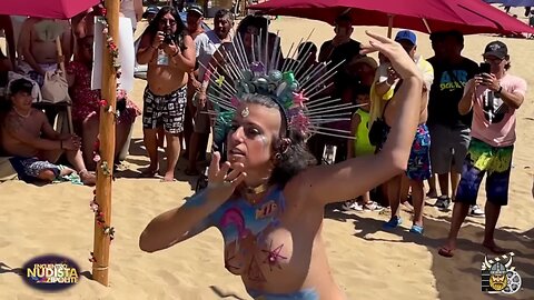 FESTIVAL NUDISTA ZIPOLITE (version française) #zipolite #oaxaca #mexique #naturisme #bodypainting