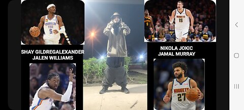 OKC VS DENVER PLAYOFF GM 4 SHAY GILDREGALEXAN JALEN WILLIAMS SHOWED UP NIKOLA JOKIC JAMAL MURRAY 💪🏾🔵