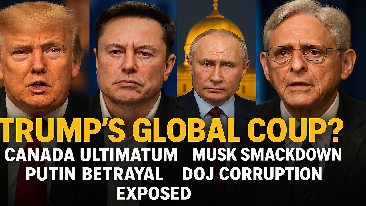 Trump’s Global Coup? Canada Ultimatum, Musk Smackdown, Putin Betrayal & DOJ Corruption EXPOSED!💥