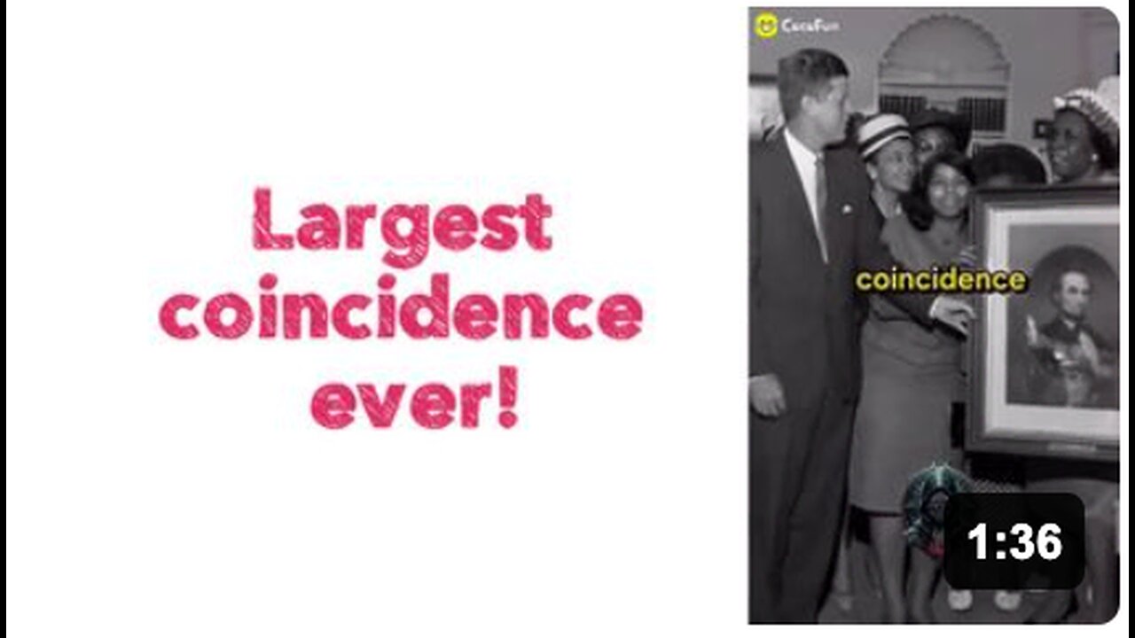 Largest coincidence ever!