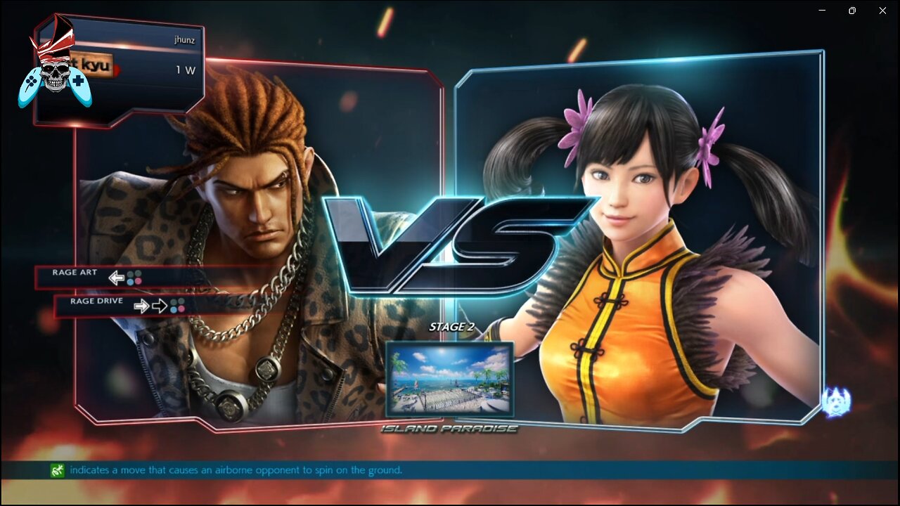 TEKKEN 7 Eddy Gordo rage art