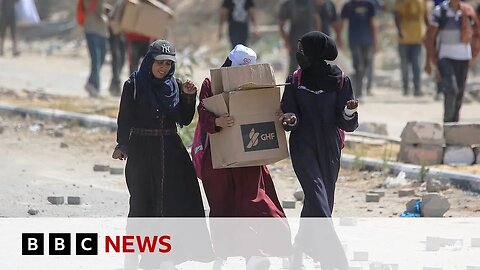 Gaza Humanitarian Foundation stops operations after ceasefire | BBC News