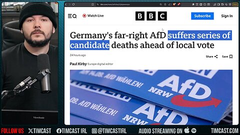 Seven Conservative Politicians DIE At The Same Time In Germany, AfD Deaths REEKS | Tim Pool