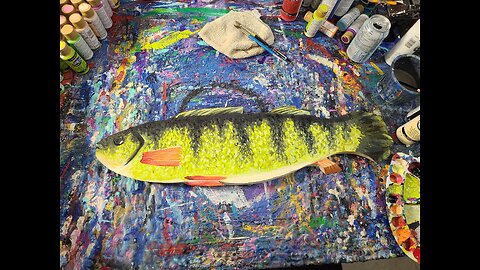 I Painted A Wooden Fish!!