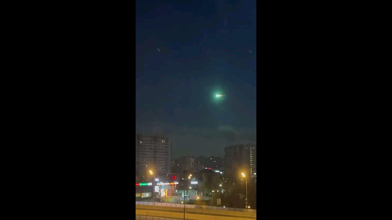 The skies of Moscow last night. No one knows exact what it is