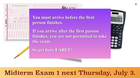 Lecture 4, part 1, June 26