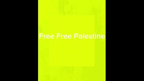 FREE FREE PALESTINE
