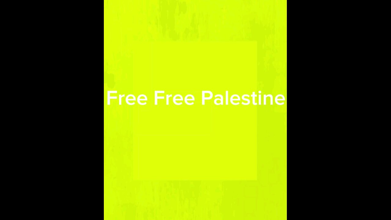 FREE FREE PALESTINE