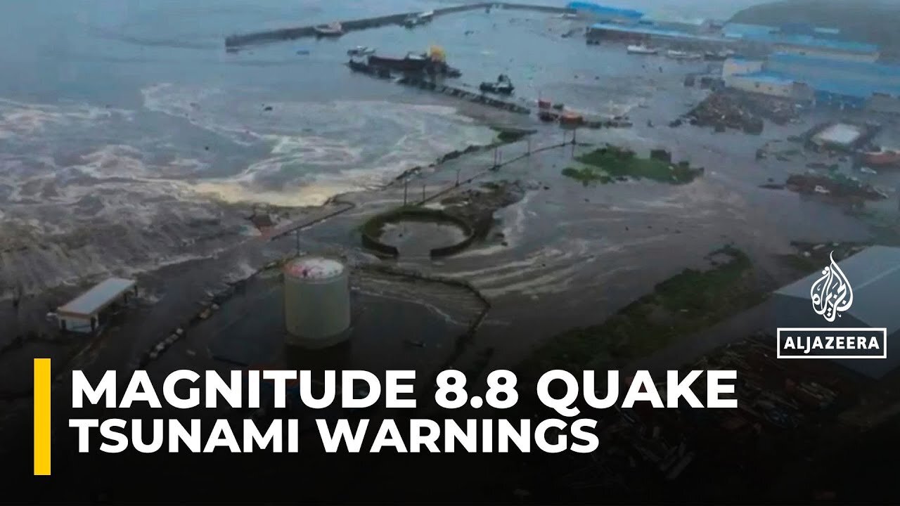 Powerful magnitude 8.8 earthquake struck off Russia’s Kamchatka triggers tsunami warnings