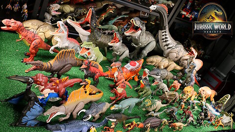 51 New Jurassic World Rebirth Dinosaur Toys Unboxed 2025 Tail Thrasher Spinosaurus Mattel Dino 67