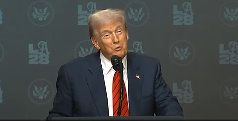 President Donald Trump signs 2028 Olympics Task Force executive order