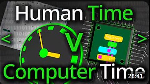 ⏱️ Computer Timescales Mapped to Human Time 🎯 | How Fast Is Your PC, Really?