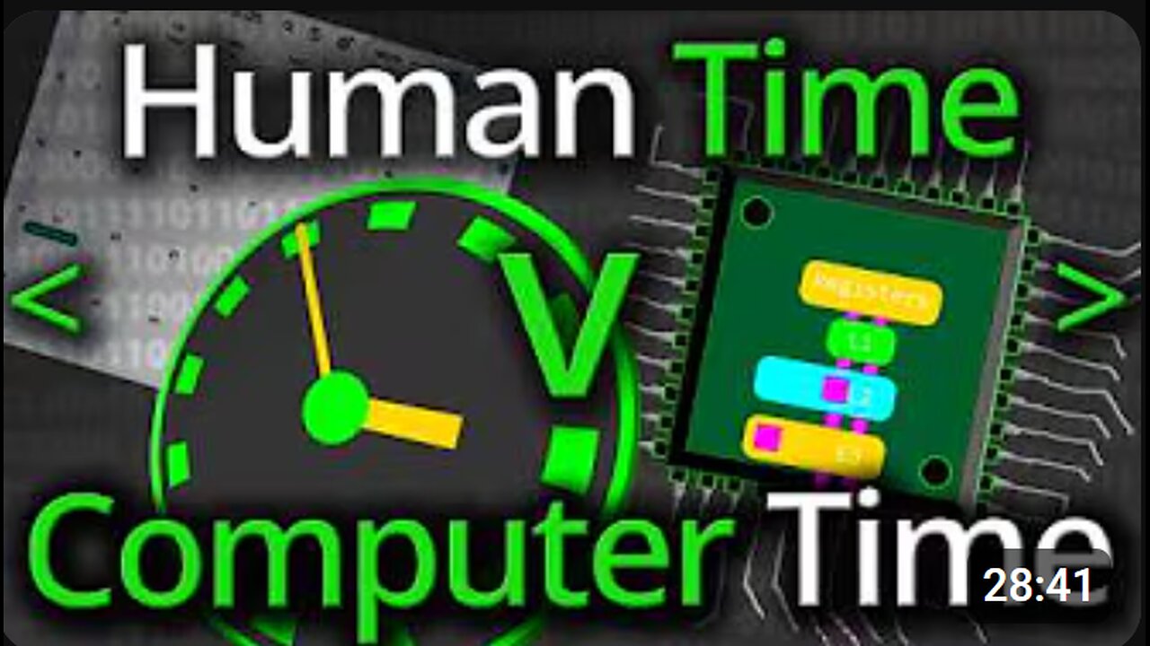 ⏱️ Computer Timescales Mapped to Human Time 🎯 | How Fast Is Your PC, Really?