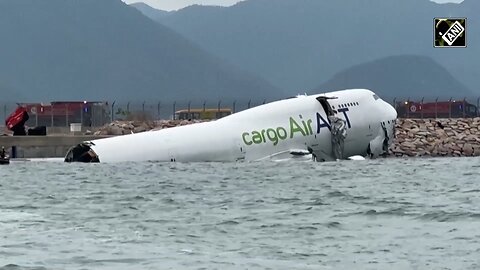 Cargo Plane In Sea After Skidding Off Hong Kong Runway, Killing 2