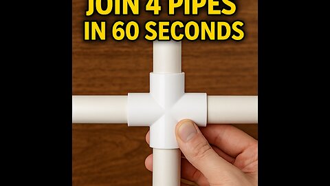 How to Join Four Pipes Easily