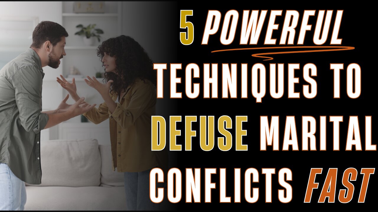 The 5-Minute Marriage Reset: Calm Escalating Arguments Fast