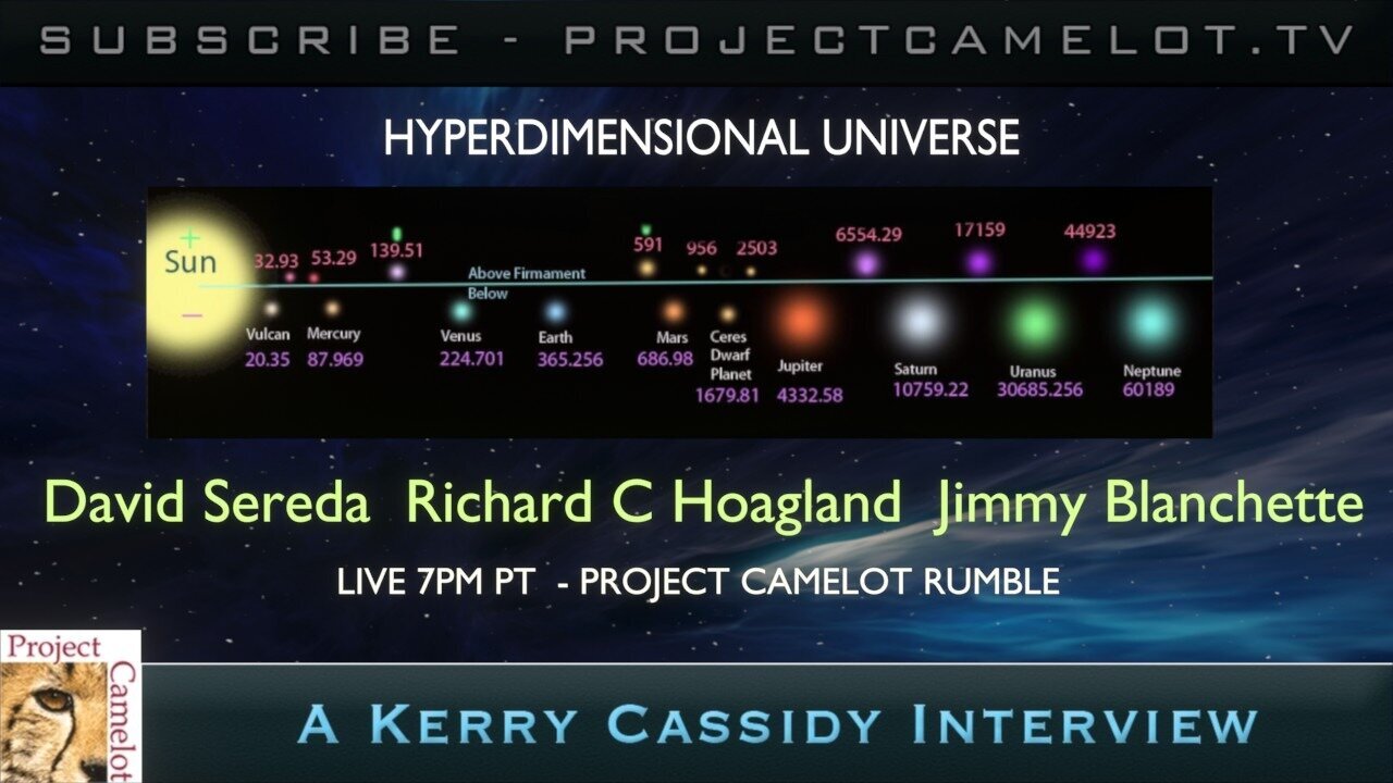 HYPERDIMENSIONAL UNIVERSE WITH DAVID SEREDA, RICHARD C. HOAGLAND AND JIMMY BLANCHETTE
