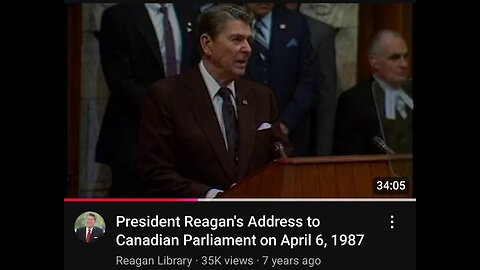 Reagan to Canada - April 6, 1987