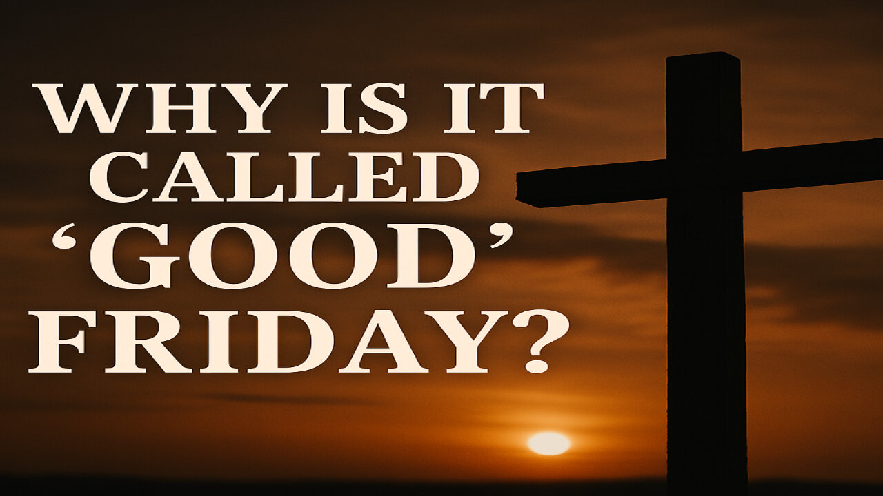 Why is it called Good Friday?