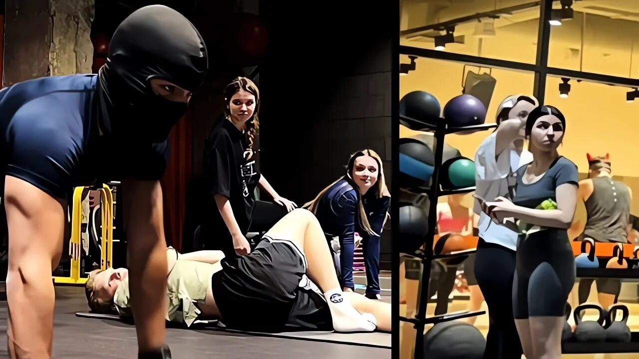 🔥Scaring People in The Gym With Calisthenics #99