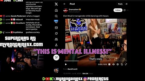 Hasan's Appearance with Elon Musk's Son