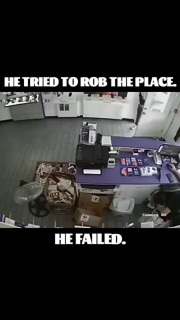 He Tried to Rob the Place. He Failed