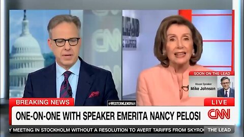 Pelosi's Reaction When Tapper Asks About Her Insider Trading