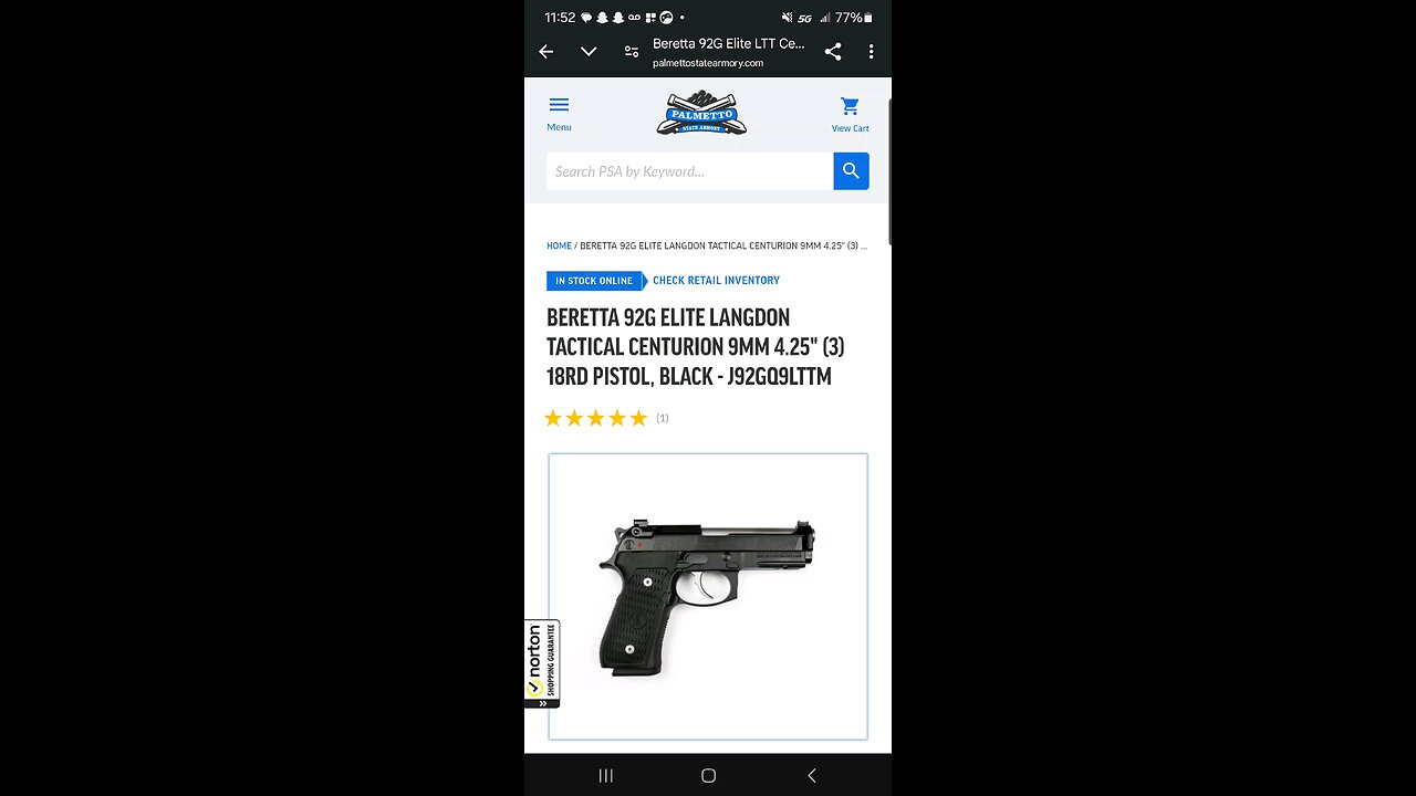 Beretta 92G Elite!