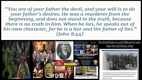 At the end of the day, this is BIBLICAL& THE USA INC IS USING OUR INNOCENT AMOORICAN SOLDIERS
