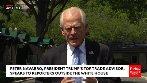 Peter Navarro—Speaks To Reporters About US-UK Trade Deal