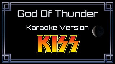 KISS - God Of Thunder (CC)