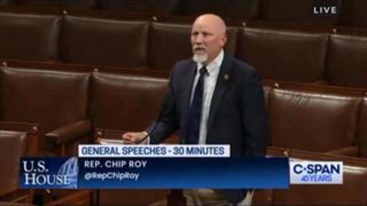 Rep. Chip Roy: “Is anybody paying attention to what’s happening in London?!