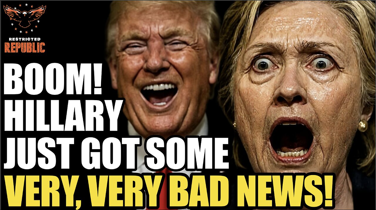 BOOM! Hillary Just Got Some Very, Very, Bad News! Buckle Up, This Week is Going to be a Bumpy Ride!