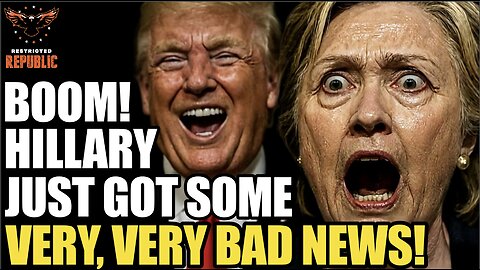 BOOM! Hillary Just Got Some Very, Very, Bad News! Buckle Up, This Week is Going to be a Bumpy Ride!