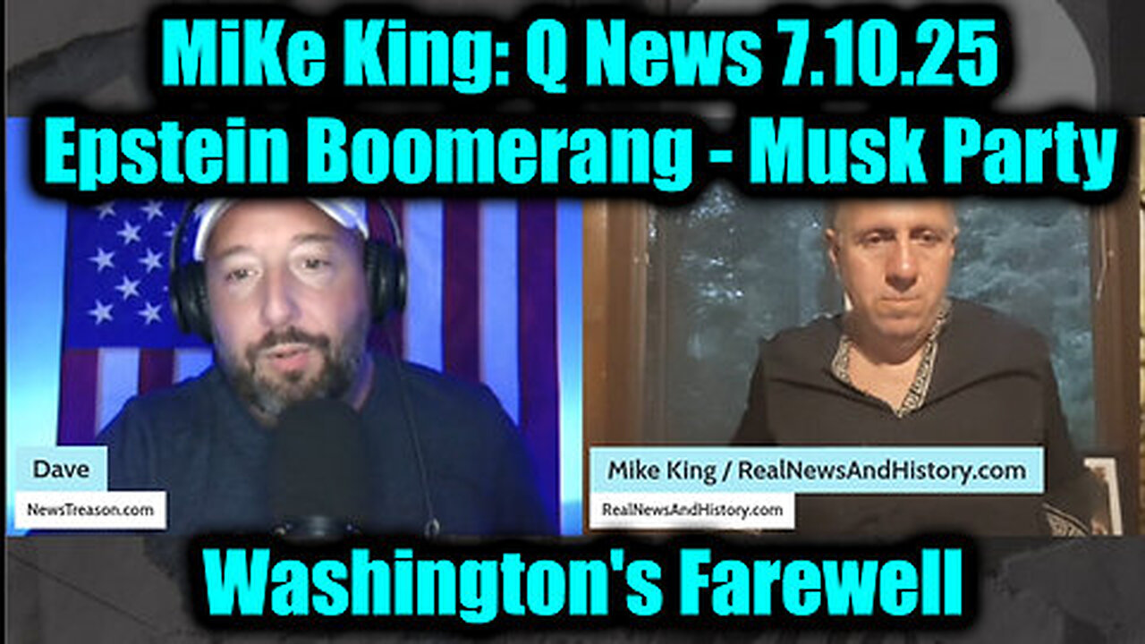 Q News: Epstein Boomerang - Musk Party, Washington's Farewell