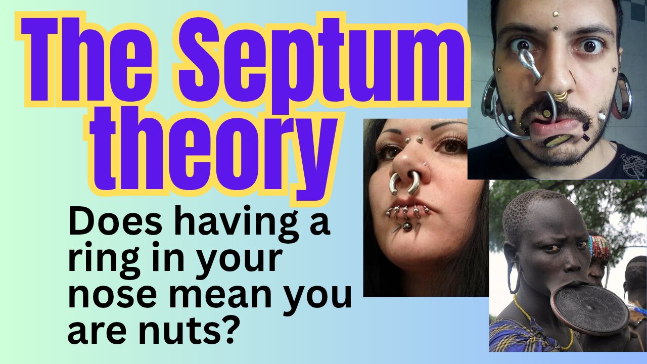 if you wear a nose ring does that mean you're nuts?