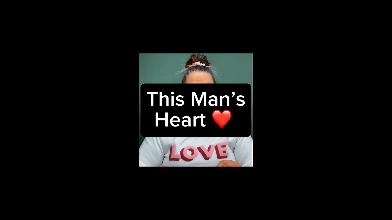 This Man’s Heart ♥️