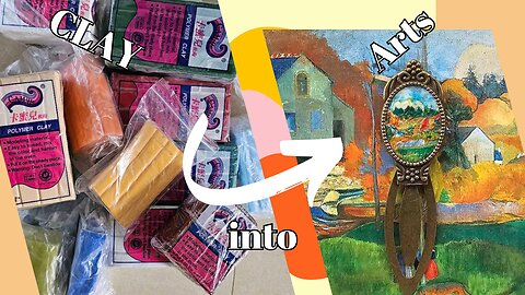 Polymer Clay Bookmarks Making-A Breton Landscape