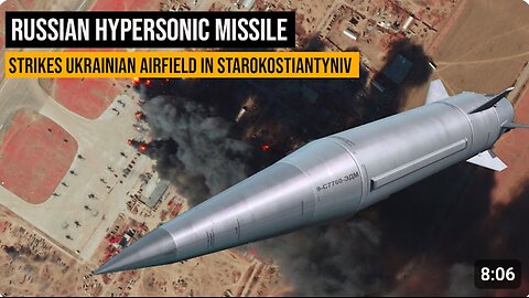 Russian hypersonic missile Kh-47M2 Kinzhal hits Ukrainian airfield with Su-24 and F-16 jets