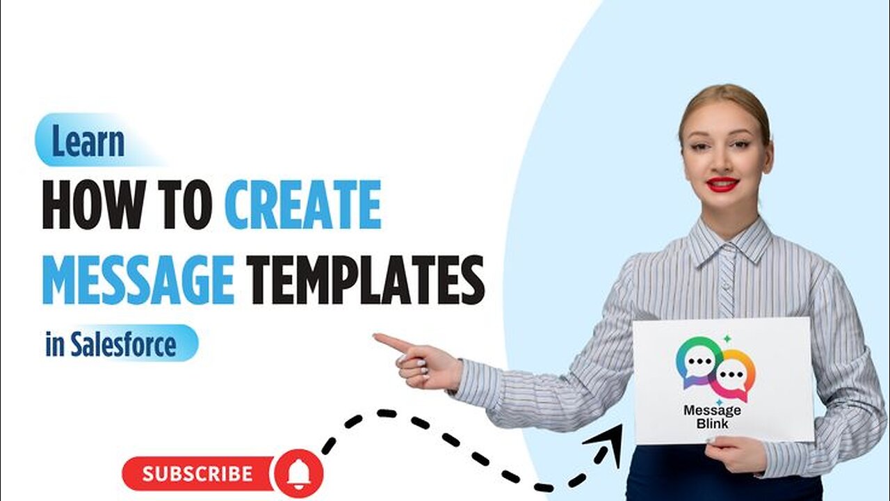 How to Create SMS Templates in Salesforce | Message Blink Tutorial