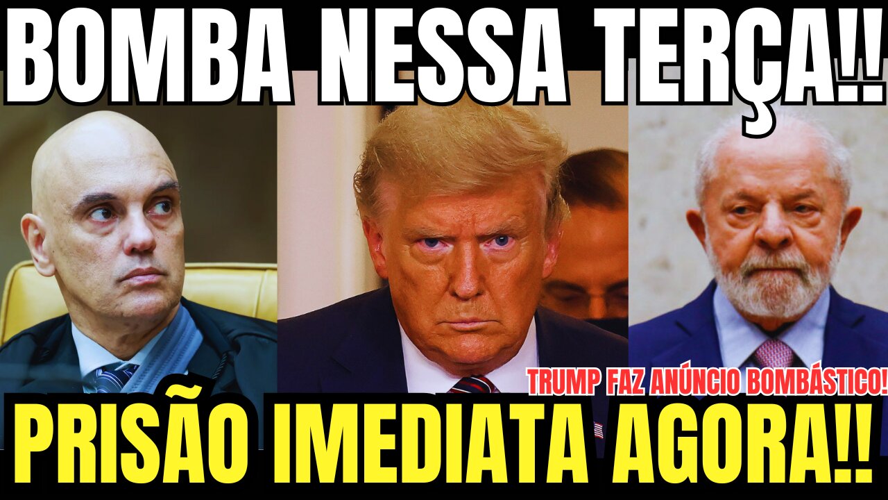 Bomba! TRUMP DECRETA PRISÃO IMEDIATA!! ALEXANDRE DE MORAES DO STF SOFRE COM PROCESSO NOS EUA AGORA!!