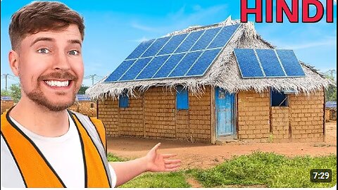 We Powered a Village in Africa In Hindi ! Mr beast New Hindi Video ! MrBeast Urdu ! #beastsvideos