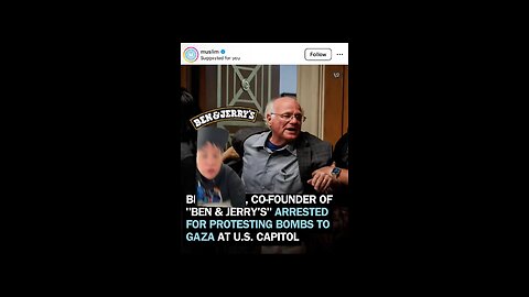 Ben & Jerry’s Co-Founder Arrested!