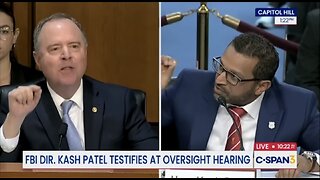 🔥NEW: Kash Patel GOES NUCLEAR on Adam Schiff at Senate Hearing
