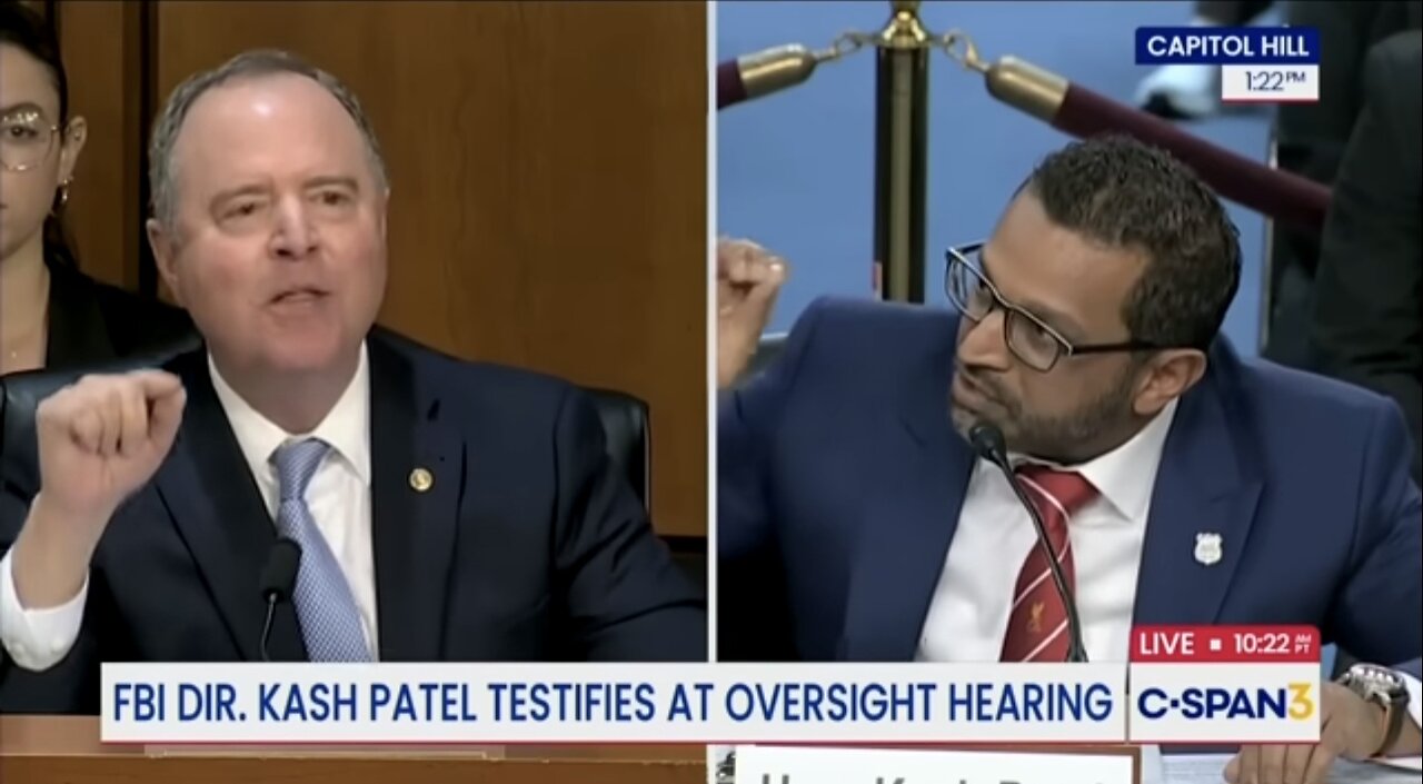 🔥NEW: Kash Patel GOES NUCLEAR on Adam Schiff at Senate Hearing
